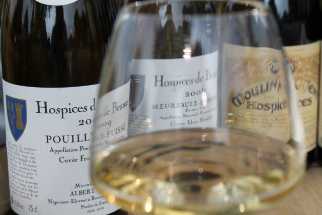 Verre de vin blanc de Bourgogne